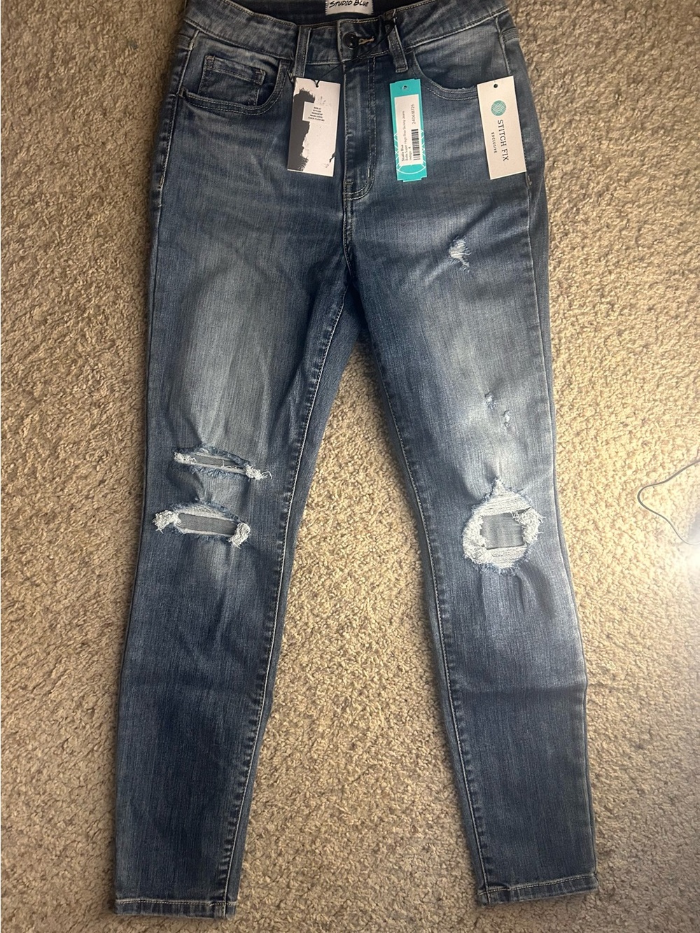 Studio Blue Bella Super High Rise Skinny Jeans